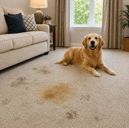 Before Pet Odour & Stain Removal
